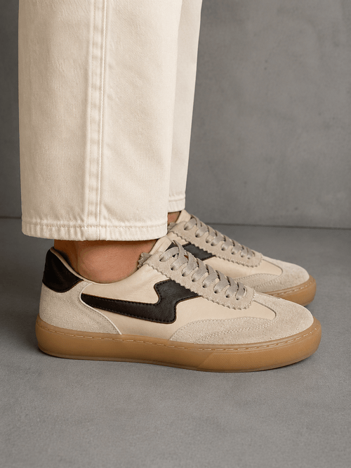 Zapatilla Aura Beige Mujer