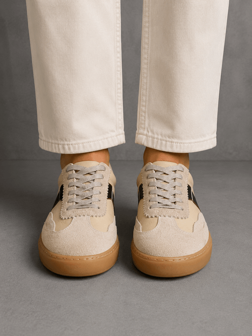 Zapatilla Aura Beige Mujer