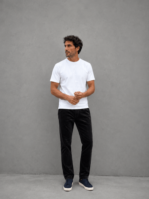Pantalon Classic Corderoy Azul Hombre