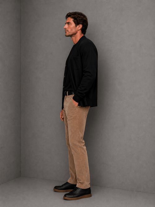 Pantalon Classic Corderoy Beige Hombre