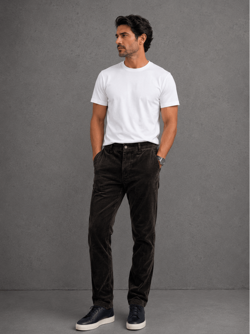 Pantalon Denver Corderoy Marron