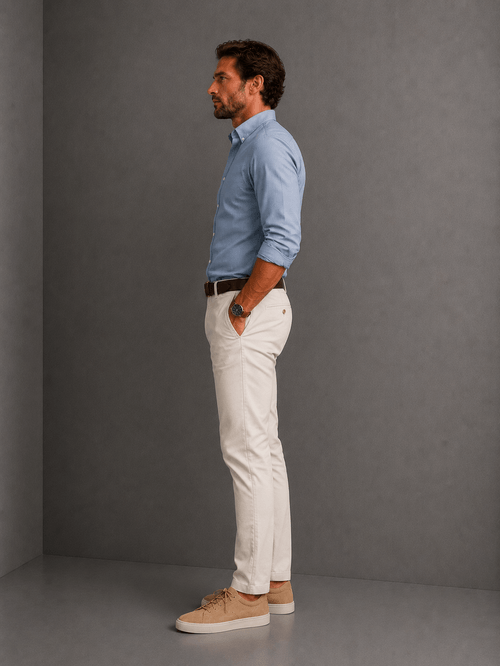 Pantalon Denver Regular Tiza Hombre