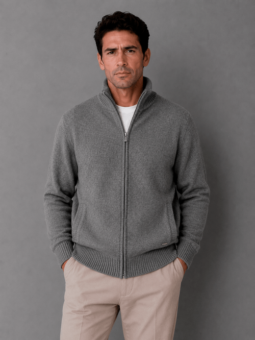 Campera Lambswool Gris
